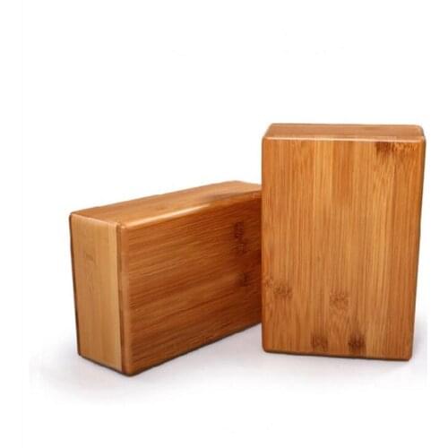 40pcs/lot Bamboo Yoga Blocks Foam Bricks Home Exercise Fitness Gym Practice Tool Size 23*15*7.5cm HQ Fitness Stretching
