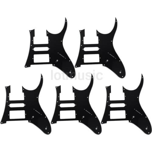 5pcs Black Electric Guitar Pickguard For Ibanez RG 750 replacement