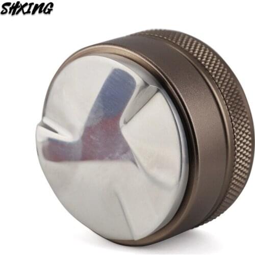 58mm Float/Convex Coffee Presser Multi-Style Powder Press Smart Coffee Presser Italian Stainless Steel Adjustable Height