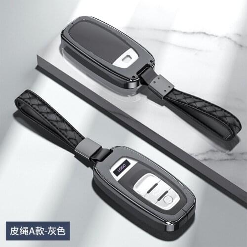 Car Key Case Cover Shell Suitable for 20-21 Audi A6L / Q3 / Q2 / Q5 / Q8 / Q7 New A3 / A4
