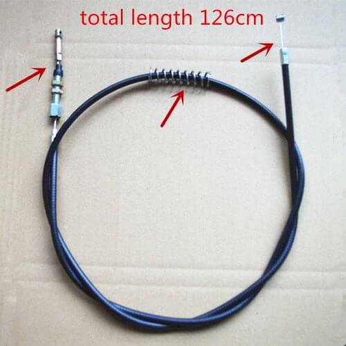 Throttle cable length 126cm for Honda GXV160 vertical shaft 5.5HP accelerator cable HRJ196 216 DL196 SUPOW SP196 lawn mower