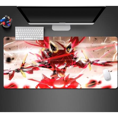 Hot Selling Bloody Cool Girl Game Mouse Pad Natural Rubber Lock Edge Laptop Keyboard Mouse Large Table Mat Game Accessories Mats
