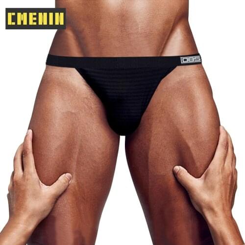 Hot Sale Cotton Stripe Underpants Gay Men Sexy Mans Underwear Thong Men Jockstrap Quick Dry Mens thong And G strings Sexi