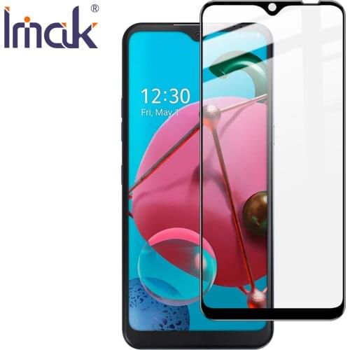 Imak Pro+ Full Screen Glue Tempered Glass Protective For LG K51 Q51 oleophobic