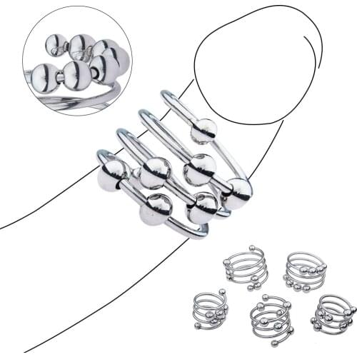 Penis Ring Stainless Rings Head Glan Stimulating Adult Product Male Sex Toys Metal Ring Adult Sex Toys for Men Delay Ejaculation