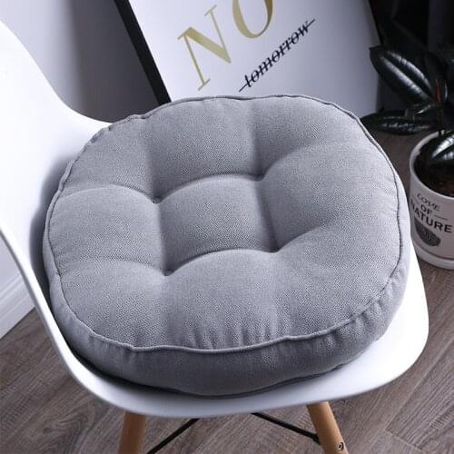 Round Solid Color Sofa Cushion Office Ass Pad Classroom Bench Cushions High Quality Chair Back Cushion Almofada para cadeira
