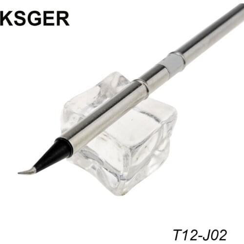 KSGER T12-J02 High-grade T12 STM32 OLED/LED Soldering Station Black DIY Welding Tips Soldering Iron For FX9501 7S Melt Tin