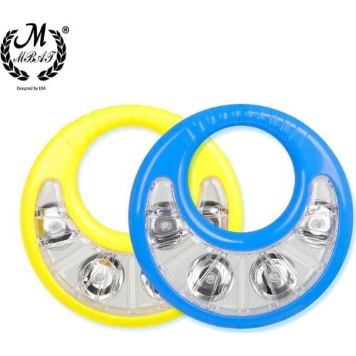 M MBAT Orff Tambourine Percussion Musical Instruments Hand Bell Round Drum Bells Early Education Orff Tambourine Kids Toys