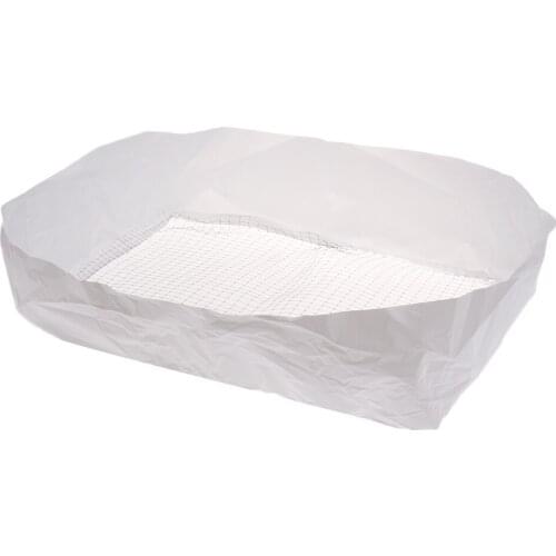 Reusable Cat Feces Filter Cat Sand Bag Hands Free Cats Sifting Litter Tray