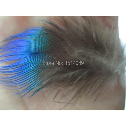 Nature Good Free shipping wholesale high quality 50pcs nature peacock feather 5-8cm/2-3inch Decoration diy orange hot
