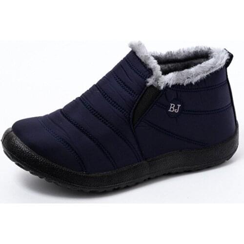 2021 New Winter Womens Snow Boots Pure Color Lovely Waterproof Flat Warm Cotton Shoes Tube Suede Genuine Non-Slip Girls Boot