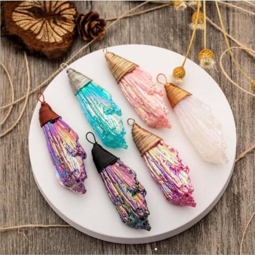 2pcs 16*48mm Water Drop Resin Floating Charms Pendant For Bracelet & Necklace Charm Pendant DIY Jewelry Making Findings Z717