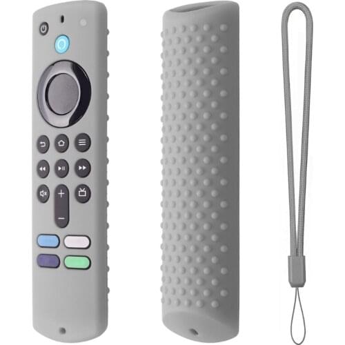 Dustproof Silicone Case Compitable with Amazon Fire TV Stick (3rd Gen) Remote Anti-Drop Remote Control Protective Cover