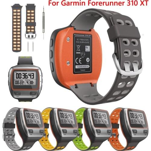 Outdoor Sport Replacement WatchBand For Garmin Forerunner 310XT 310 XT Silicone Straps Smartwatch Bracelet Accessory Wristband