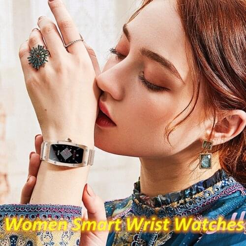 Deluxe Bracelet Women Watch Smart Wrist Watch Sport Heart Tracking Blood Pressure Sleep Monitor Fitness Female Watch Bracelet