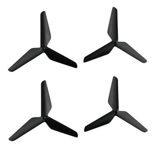 Upgraded Propellers 3 Leaf Blades for SYMA X5UC X5UW X5HW X5HC CW CCW Prop Rotor Blade DIY Replacement Part Black Color