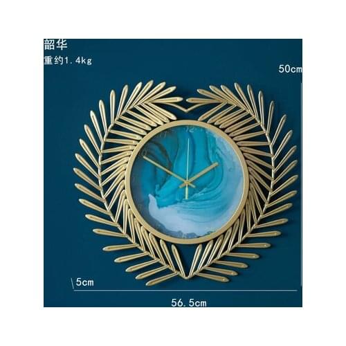 Modern Design Creative kitchen Wall Watch Vintage Retro luxury Large Wall Clock Luxury Wall Clock Reloj De Pared Home Decoration