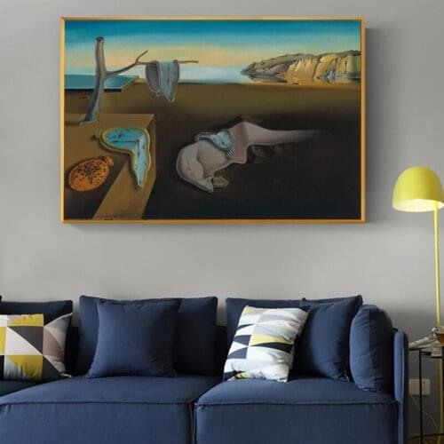 The Persistence of Memory By Salvador Dali Canvas Paintings On The Wall Art Posters And Prints Famous Art Pictures Home Decor