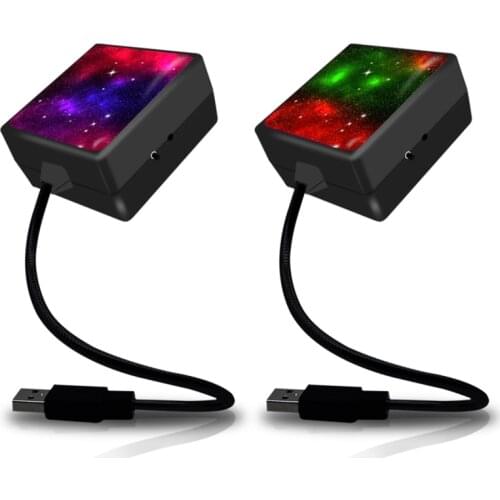 USB Car Interior Roof Atmosphere Starrry Sky Lamp LED Projector Star Night Light