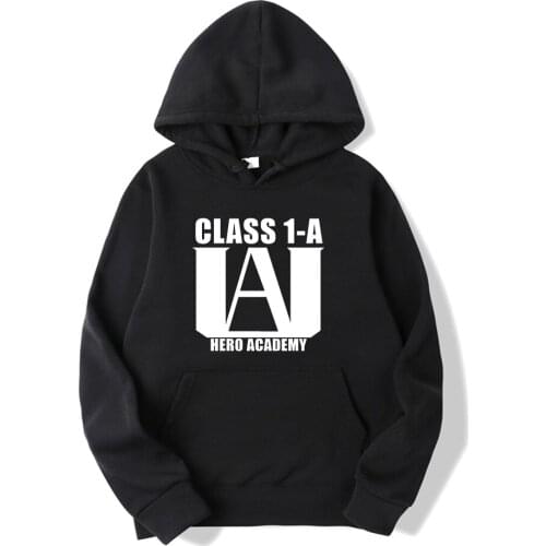 My Hero Academia Printed Hoodie Long Sleeve Anime No Hero Academy All Might Sweatshirt Hip Hop Hoodies