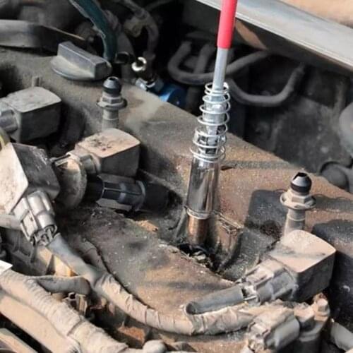 Car Universal T-Handle Dual Use Spark Plug Wrench Kit Remover Tool Installer Wrench Joint Socket T5C8