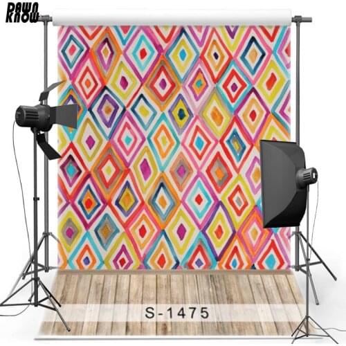 DAWNKNOW Drawing Pattern Vinyl Photography Backdrops For Newborn Floor Polyester Background For Children Photo Studio S1475