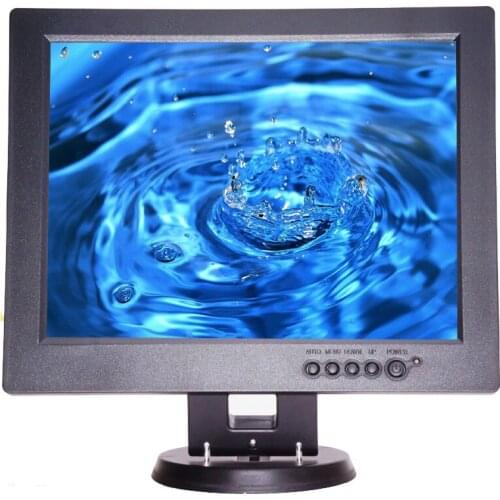 High quality monitor POS system display 12'' screen monitor for retailers commercial display monitor touch screen monitor