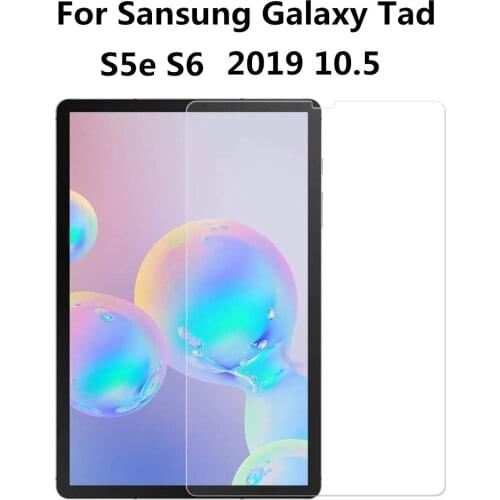 9H Tempered Glass For Samsung Galaxy Tab S5e T720 T725 Screen Protector S6 T860 T865 10.5 Inch Bubble Free Clear Protective Film