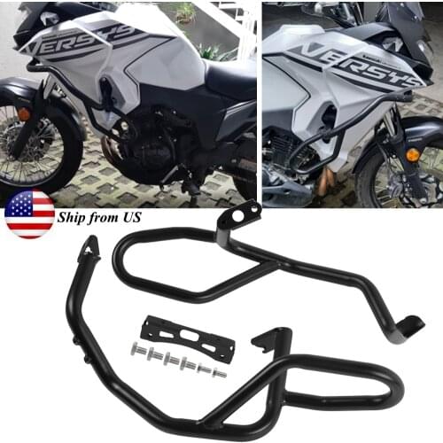 Versys X300 Engine Guard Crash Bar Protector Bumper for Kawasaki VERSYS X 300 17 18 2019 2020 2021 Versys-X 300 Accessories Moto