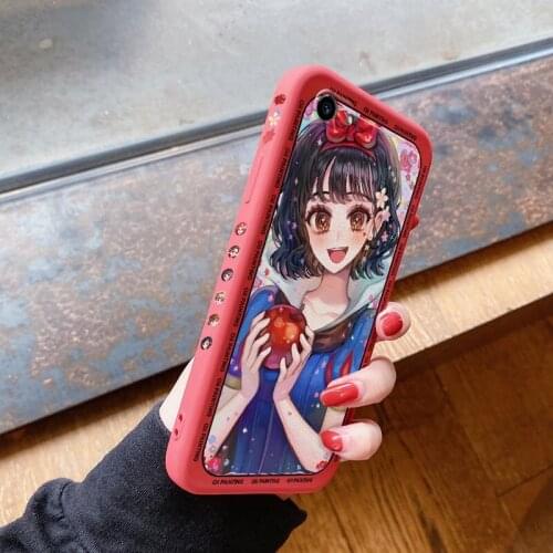 For vivo Y67 Y72 5G Y81 Y81i Y83 y85 Y91 Y95 Fall proof case cartoon beauty pattern protective cover