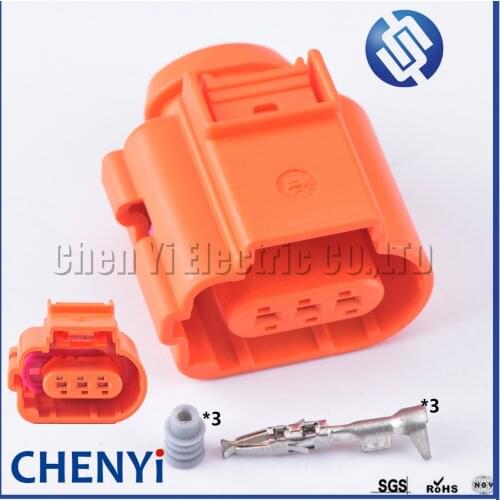 1 set 3 Pin 1.5mm series female Automotive waterproof connector Harness plug 8K0973703C 42501900 42511900 For VW Audi