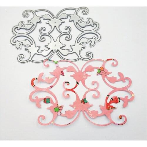 10.2*6.9cm Vines lace die Cutting dies metal crafts paper die-cutting /DIY embossing Easter Halloween Scrapbooking