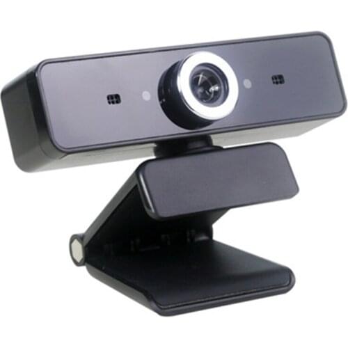 360 Degree Rotation HD Webcam PC Web USB Camera Video Conference with Microphone for Laptop Computer Online Class Live Broadcast