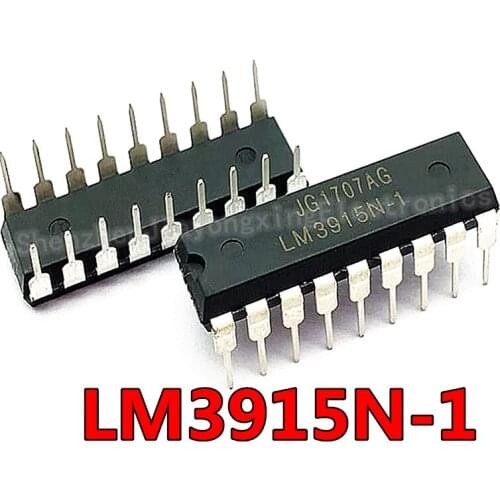 5pcs/lot LM3915N-1 DIP-18 LM3915N LM3915 IC LED bar graph display driver