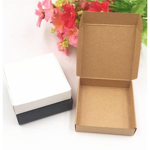 50pcs Cute Small Cookies Packaging paper Box Creative Can Doodling Festival Party Gift Supplies Storage mini Box