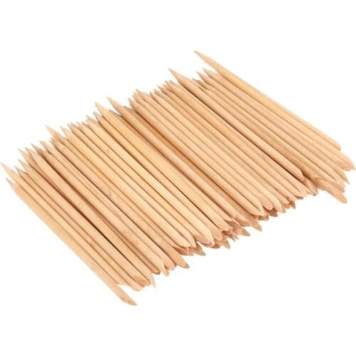 Orange Wood Stick Cuticle Pusher Remover Manicure Care Professional Manicure Tools Accessories