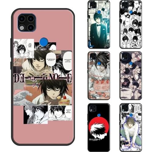 DEATH NOTE L Lawliet Case For Redmi Note 9 Pro 7 8T 9S For Redmi Note 8 Pro Cover For Redmi 9 9A 9C Coque