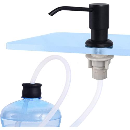 Soap Dispenser Extension Tube Kit Replacement for Kitchen Sink Metal Under Deck Counter in Sink Mounted Hand Soap Dispenser