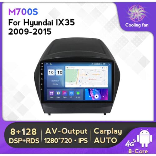 DSP RDS IPS Android 11 For HYUNDAI Tuscon IX35 2011-2015 Car Radio Multimedia GPS Navigation Navi Player Auto Stereo WIFI NO DVD