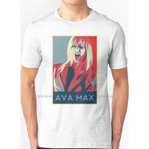 Ava Max T Shirt 100% Pure Cotton Ava Max Amanda Ava Koci Koci Diva Singer Sweet But Psycho Pop Dance Heaven Hell Slow Dance Ava