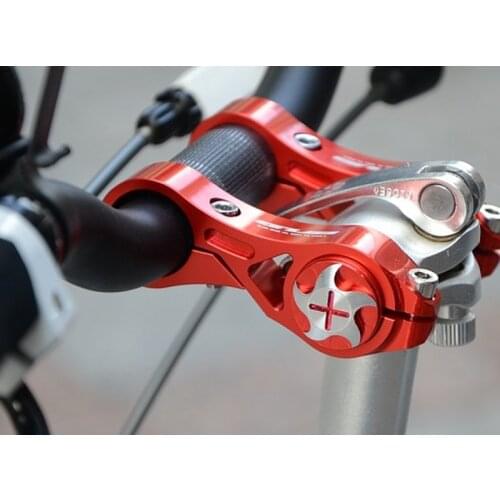 GUB G-80 CNC Alloy Folding bike stem double clamp 25.4mm foldable bicycle stem