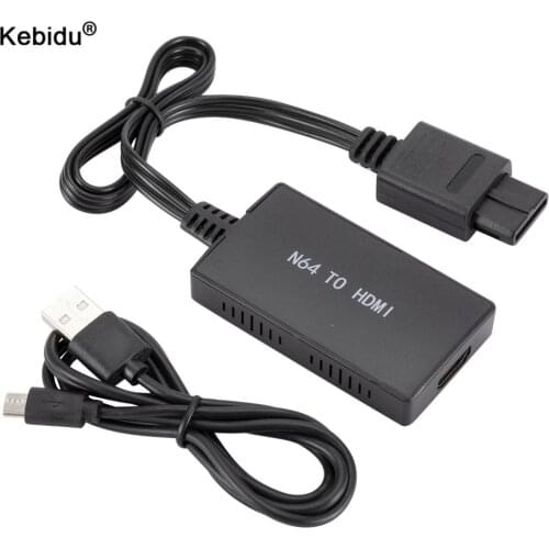 Kebidu 1080P Adapter N64 To HDMI-compatible Converter High Definition Link Cable For Nintend N64/SNES Plug And Play