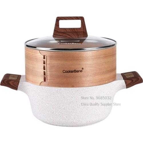 Iron Casting, Iron Small Pot Pot Saucepan, 18cm Double Ear Soup, Boiled Noodles Without Coating