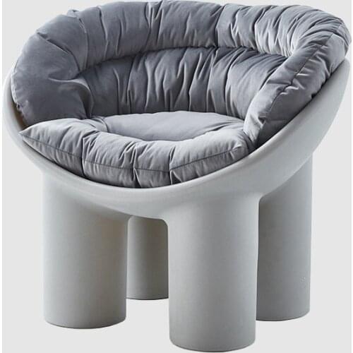 Backrest Chair Nordic Children Chairs Designer Elephant Leg Plastic Leisure Chair Creative Furniture Hotel Chair Simple Armchair