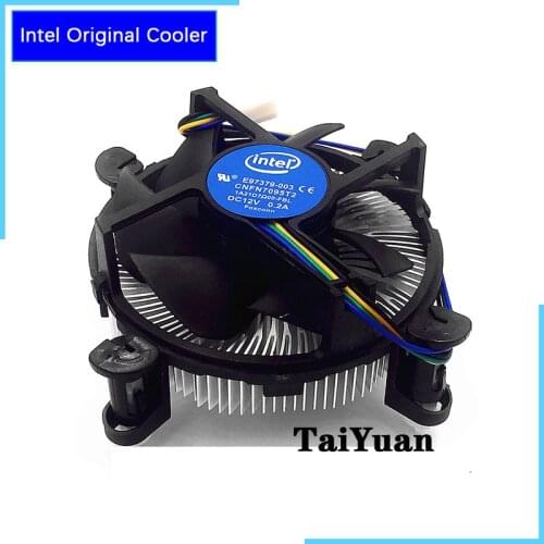 Intel cooler Fan Original New Copper Aluminium PC Desktop Support LGA 1150 / 775 / 1155 / 1151 Motherboard CPU Mute