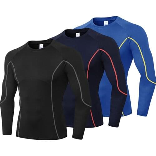 Lovmove Man Spandex Tight Base Soild Long Sleeve Breathable Yoga Top Male Plus Size Fittness Sportswear Running Shirts SportSuit