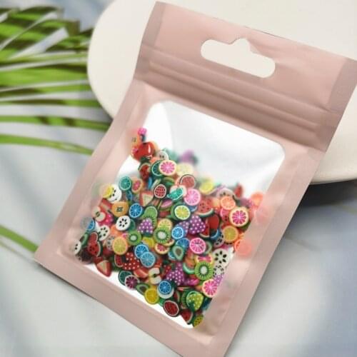 1 Bag Multi-Shapes Soft Ceramic Slices Nail Art DIY Mixed Rhinestones Cute Animal Love Cake Pattern Polymer Clay Slices Decals