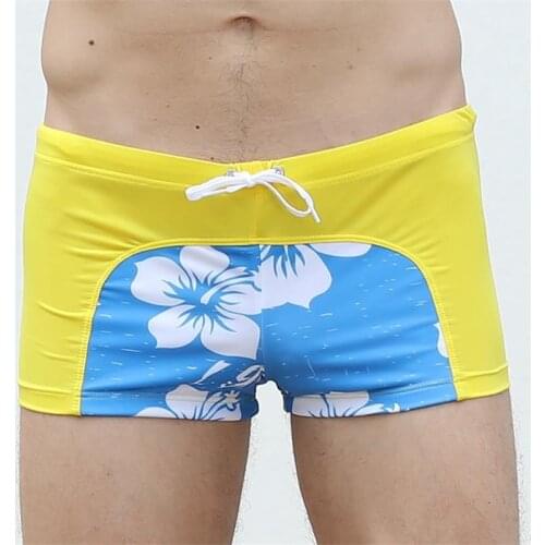 2018 New Sexy Pringting Style Swimming Shorts Drawstring Swimwear Swimsuits Trunks Bathing Shorts Board Shorts Beachwear Bottoms