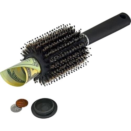 Hidden Safes Hair Brush Style Secret Safe box for Hide Secret Money Valuables With Removable Lid