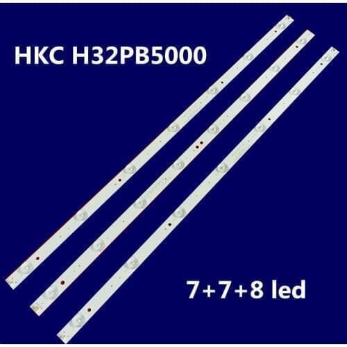 LED Backlight strip for HK315D07P-ZC14A-03 671-315D3-21401 HKC H32PB5000 5set =15pcs